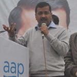 Arvind Kejriwal in varanasi 