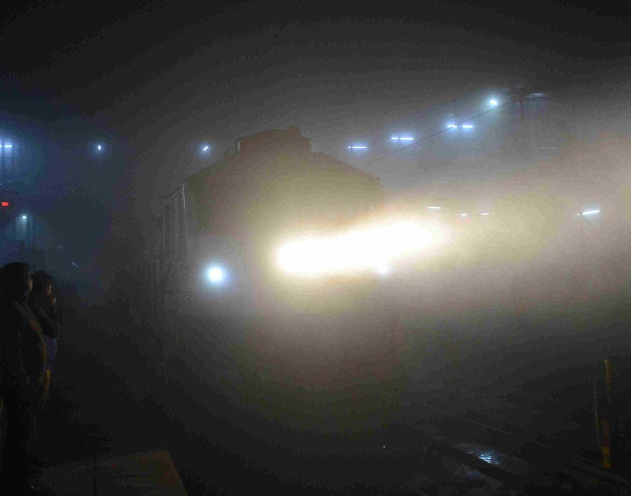 54 trains affected by fog