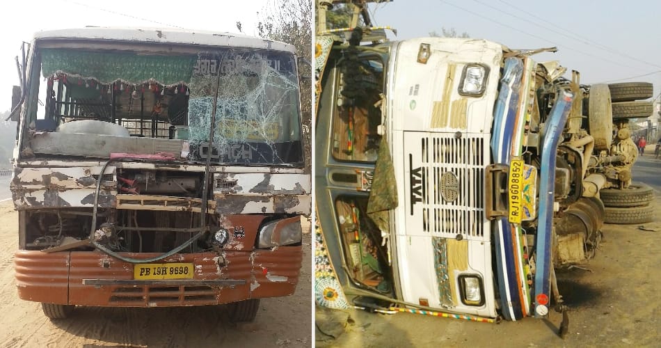 To avoid recovery truck driver ran the girl thrashed