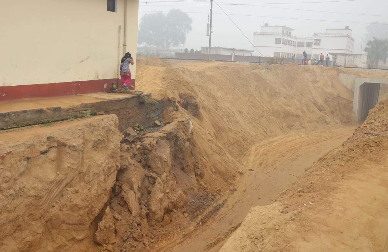 Construction underpass led  trouble