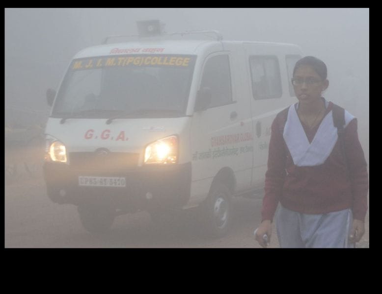 paara girane se thithure log, janajeevan prabhaavit