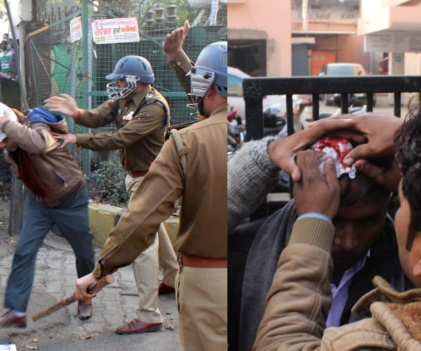 UP BJP chief criticizes lathicharge at teachers.