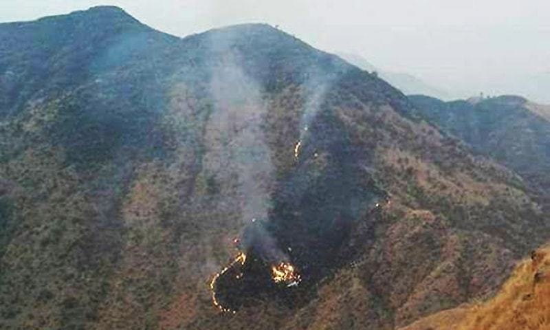 pakistan: PIA plane has crashed near Pipplian 