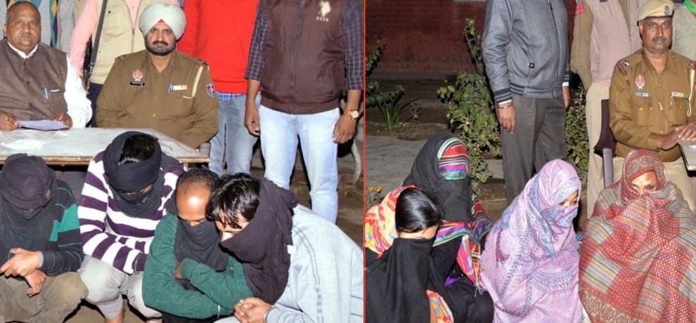 Sex racket caught in gurdaspur, three women and four man arrest