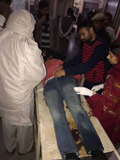 Tripling in the mist on the bike, accident, two death in haryana