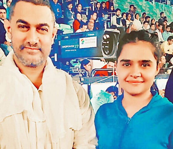 bollywood actor aamir khan completed lady wrestler wish and she got role in movie dangal