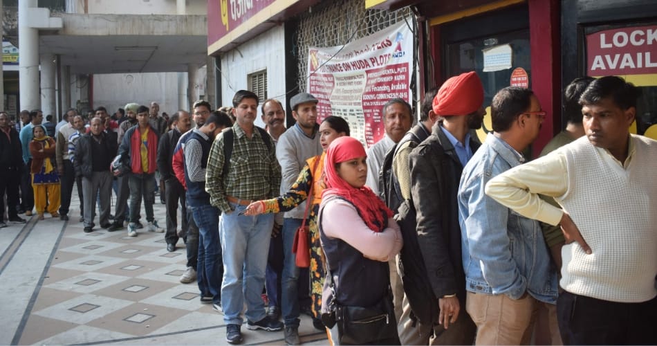 notebandi effect, 2 days off from the bank, ATMs empty
