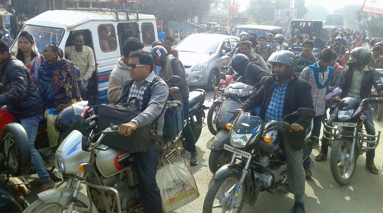 People disturbed by traffic disruption