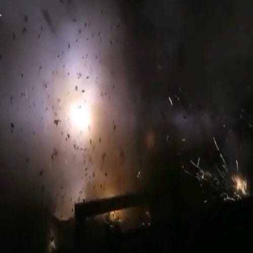 girl lights FIREWORKS next to her sleeping' boyfriend 