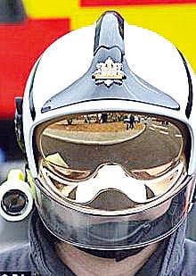 The helmet will also sit at the back two-wheeler