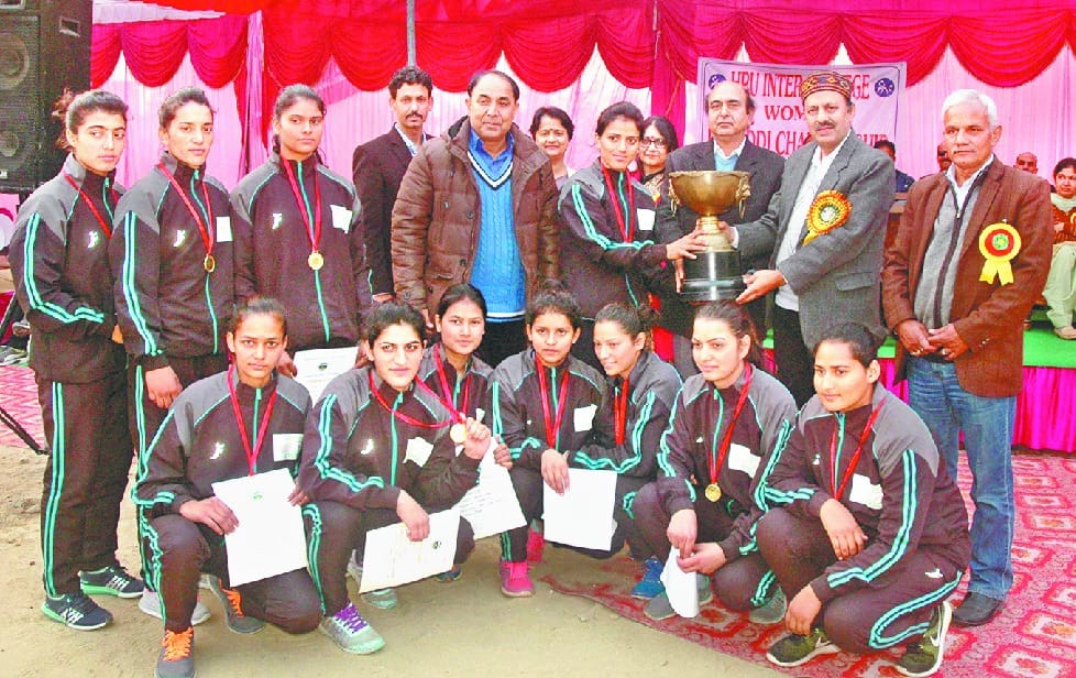  Dharamshala College won Inter College Kabaddi Championship at Bilaspur.