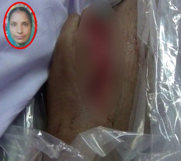Kurukshetra incident, postmartum, dead women body