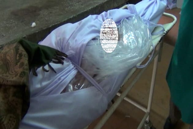 Kurukshetra incident, postmartum, dead women body