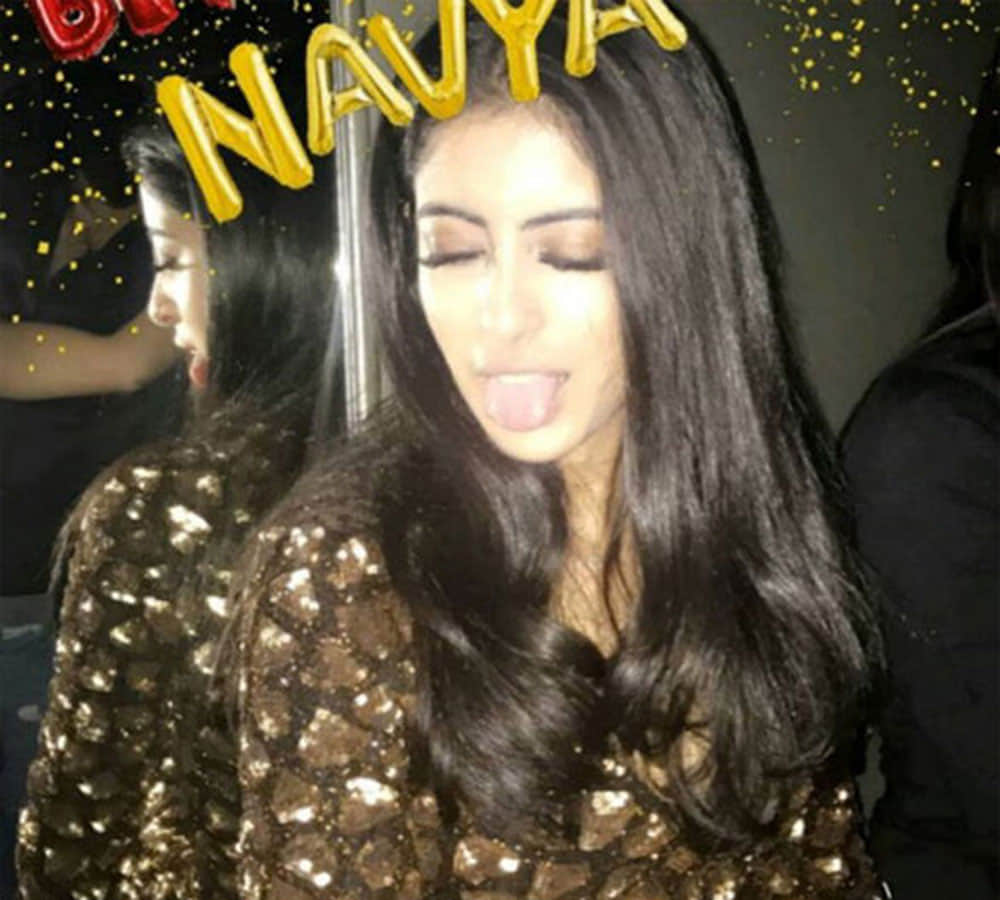 navya naveli birthday special abhishek bachchan wishes her look at her photos