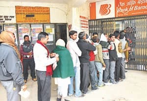 money problems in bank