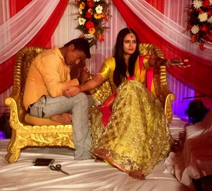  The mehandi ceremony of the pratima singh completed in Delhi 