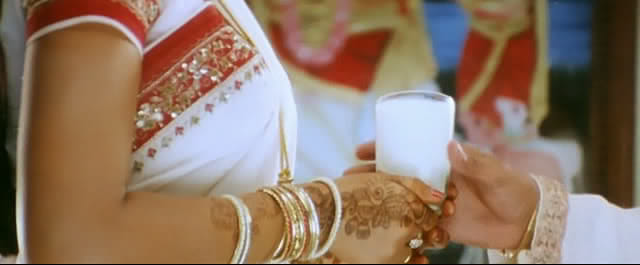 why bride give milk to groom on first night after wedding