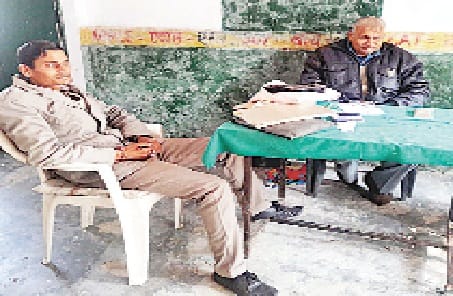 Three children, two teachers teach