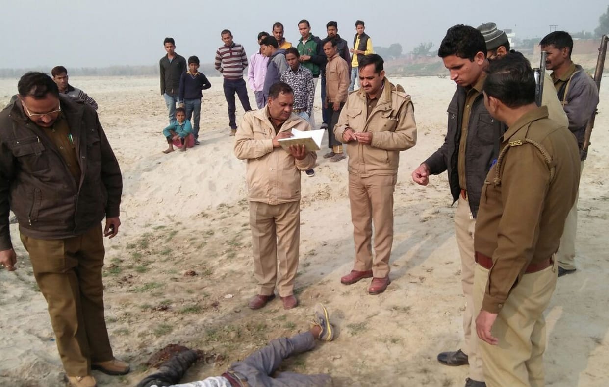 The young man's body was found along Grra Mirzapur