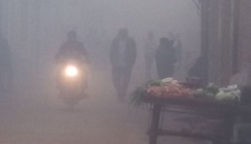 Blanket of fog on Friday also gave relief