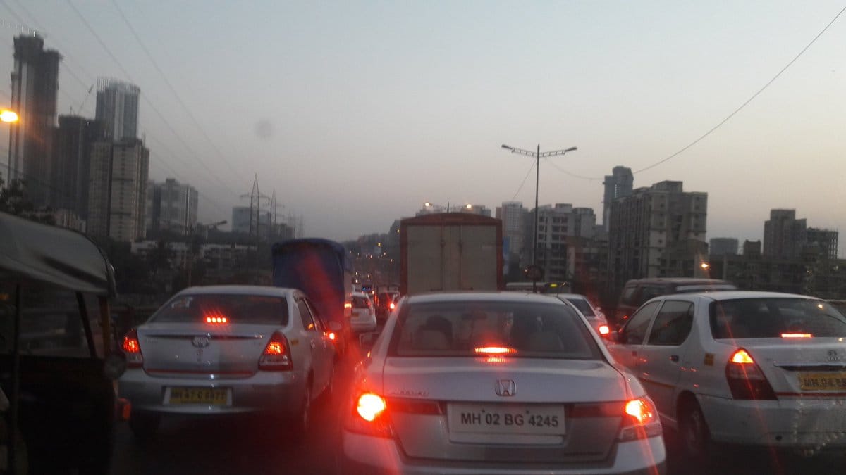 life miserable due to havy traffic jam 