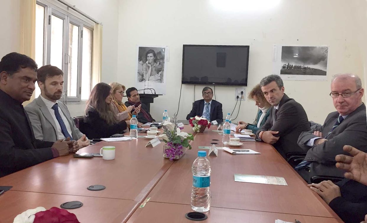 european union delegation learn about the culture of kashi