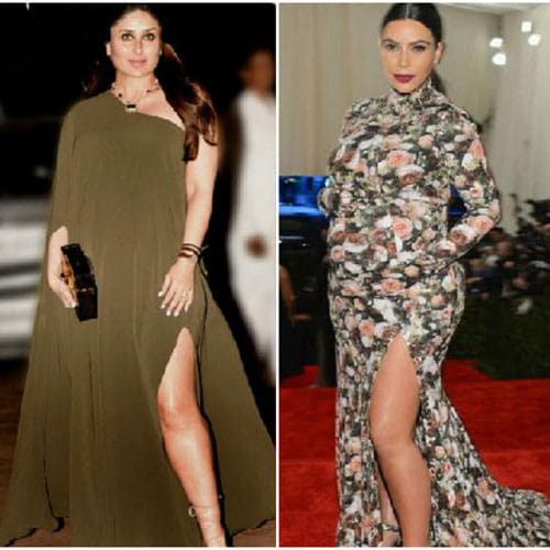 Kareena Kapoor's pregnancy outfits are heavily inspired by Kim Kardashian