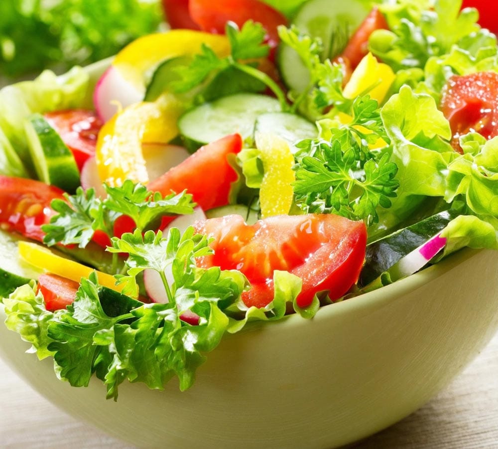 be careful salad can make you fat