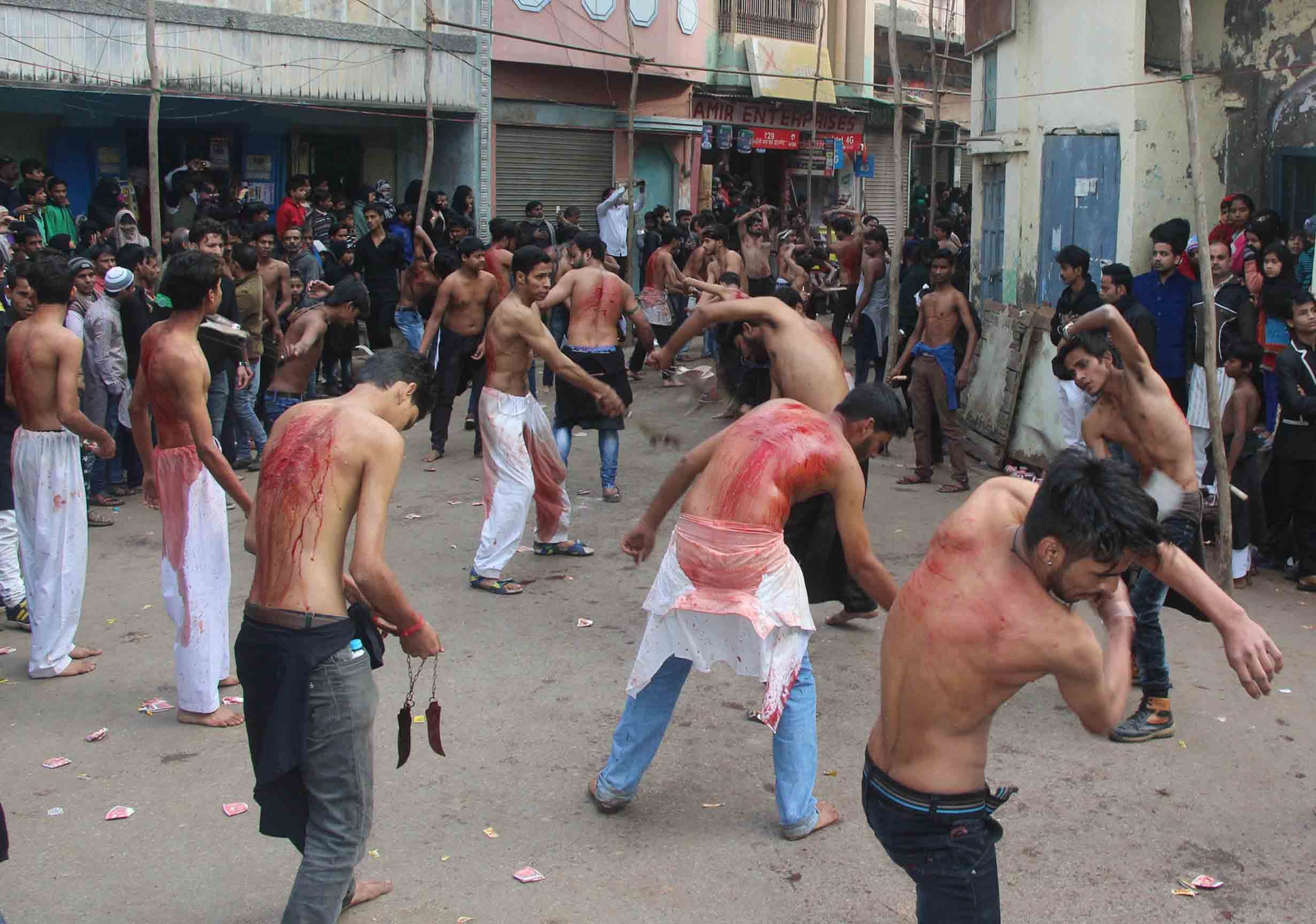 last procession march of gam e hussain with respect
