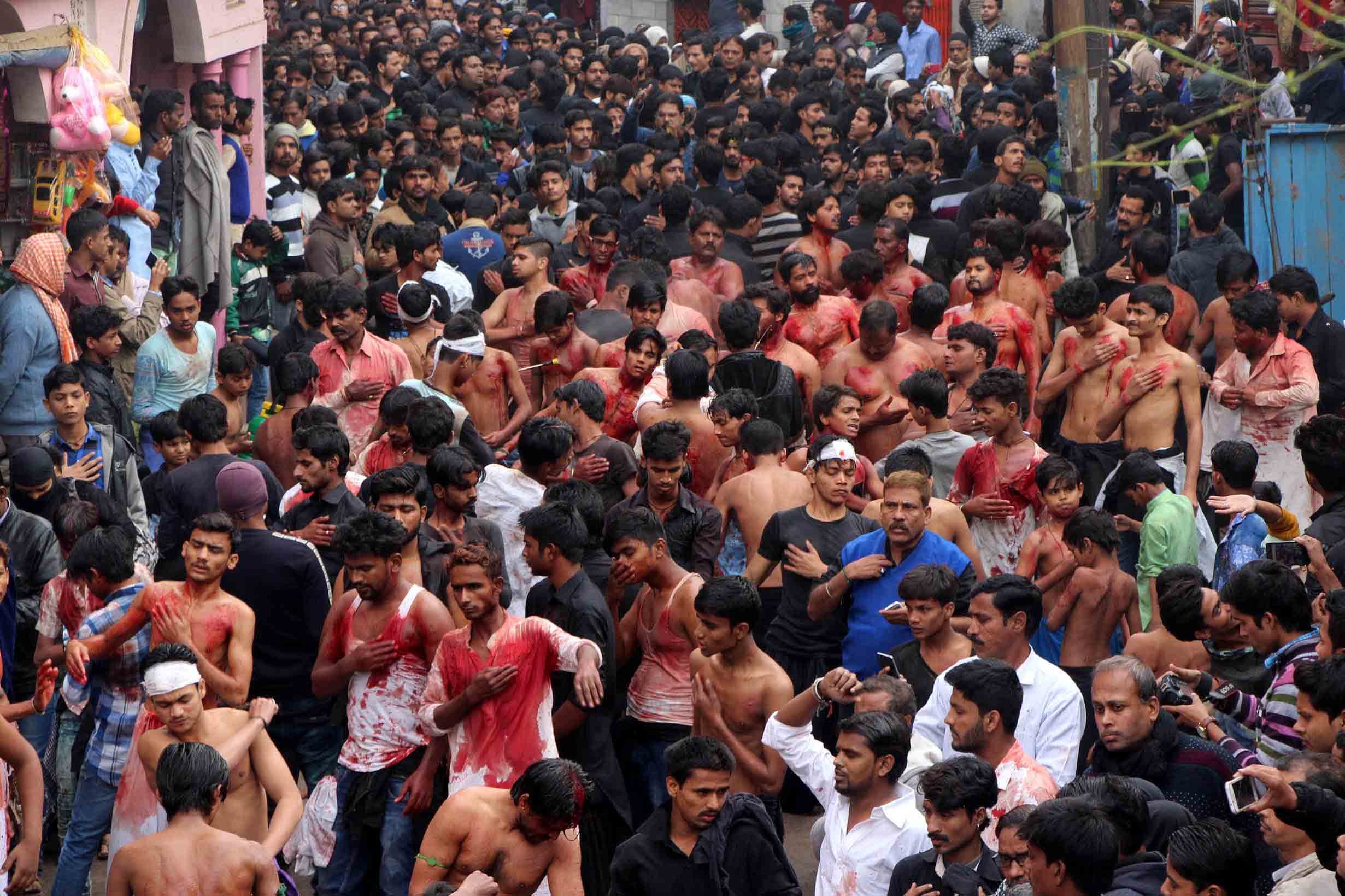 last procession march of gam e hussain with respect
