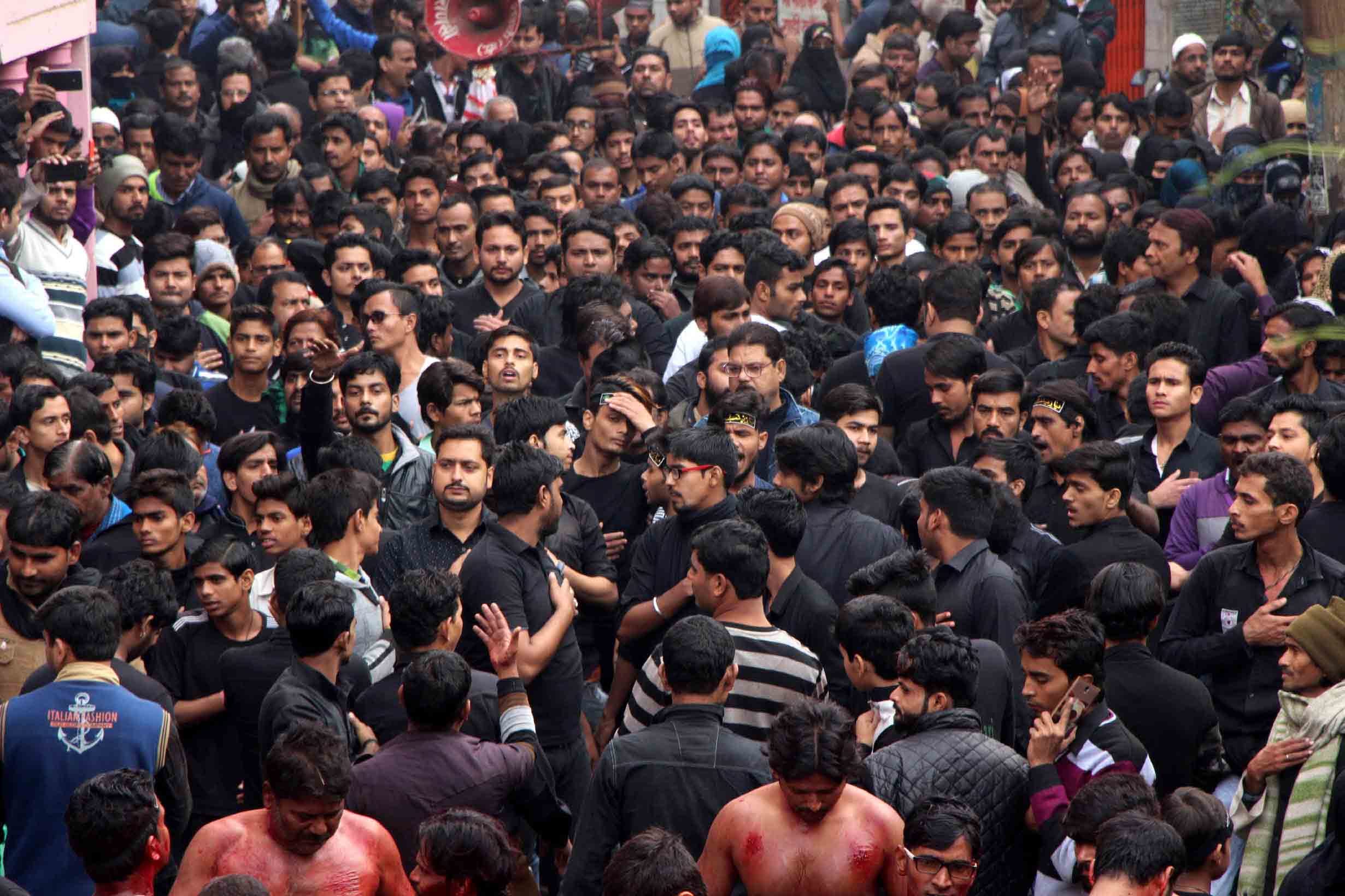 last procession march of gam e hussain with respect