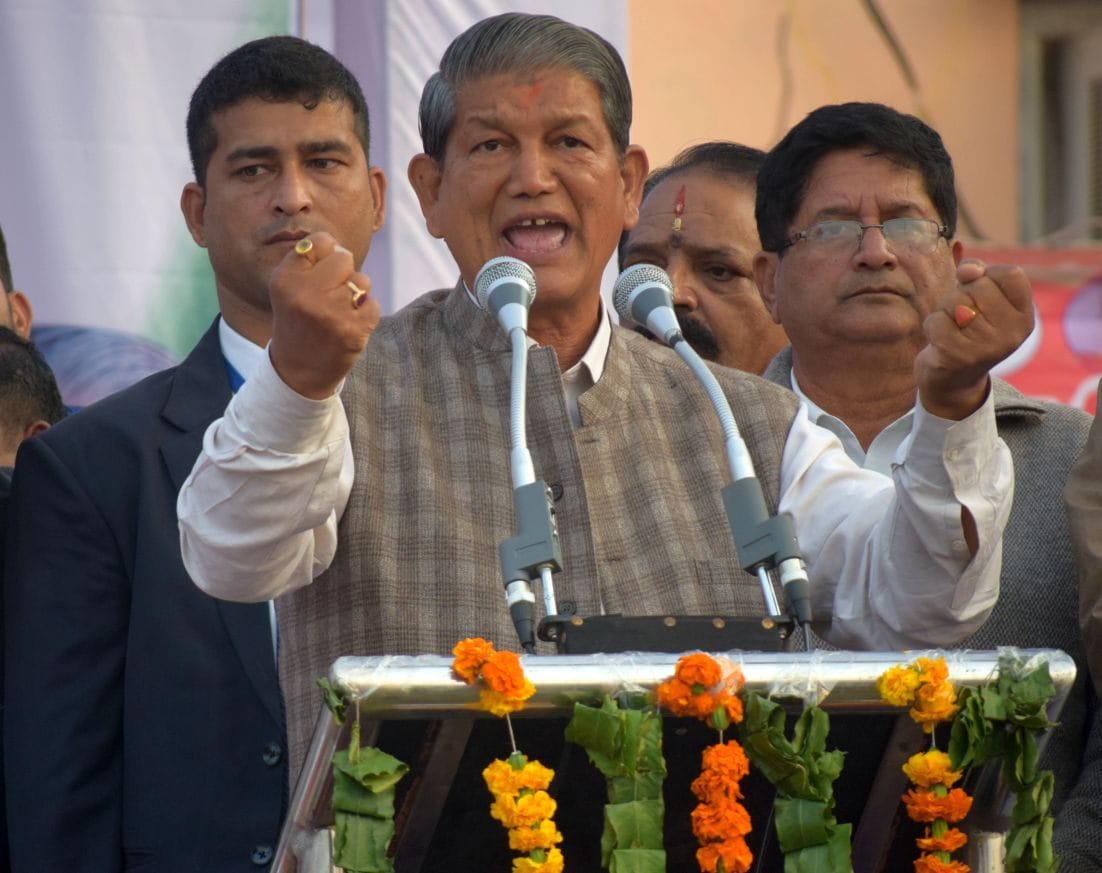 cm rawat says bjp is in villain role.