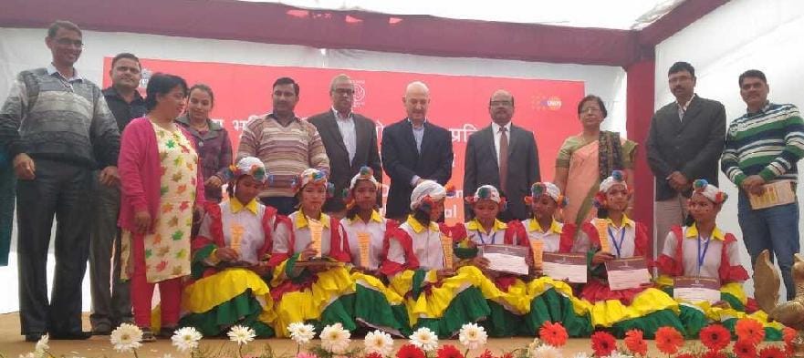 National Folk Dance, Youth Festival in the country in second place Kasturba