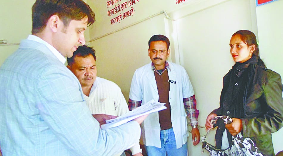 Negligence on the doctor's instructions to suspend work