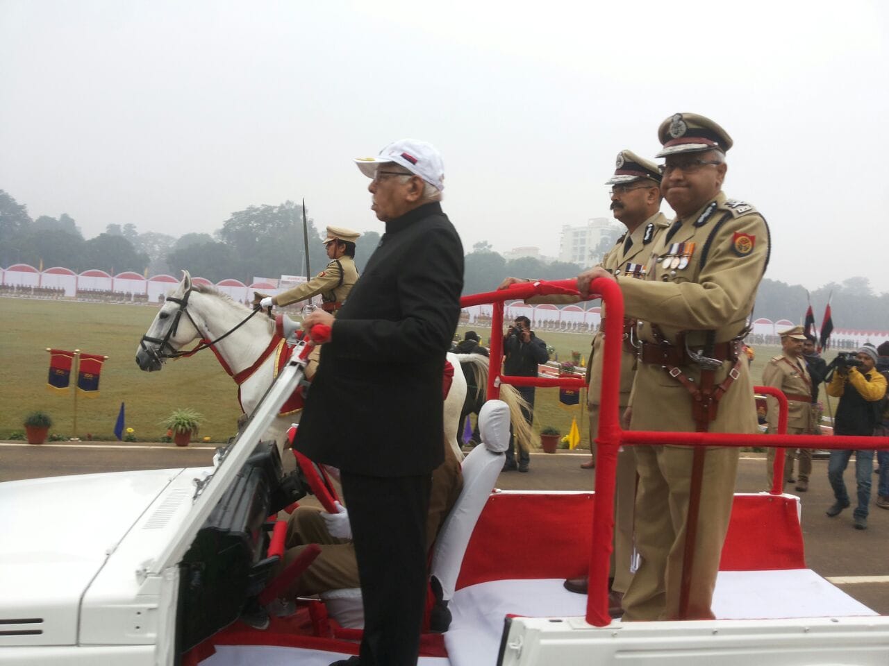 manzil saini leads raitik parade in police week