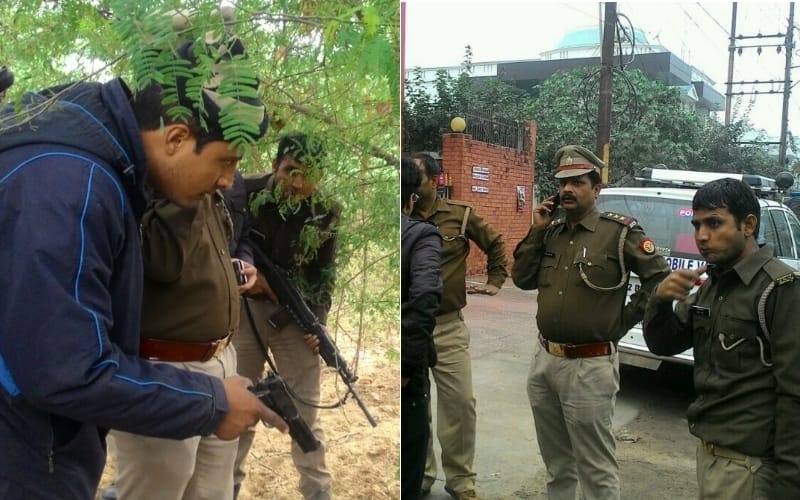  lucknow police arrested dacoit on the spot in gomtinagar