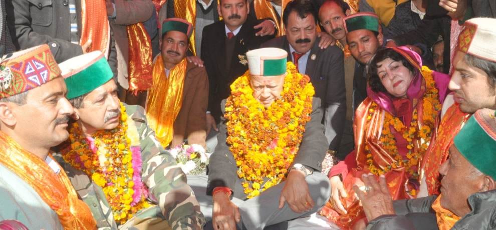 cm virbhadra singh follow the tradition of king