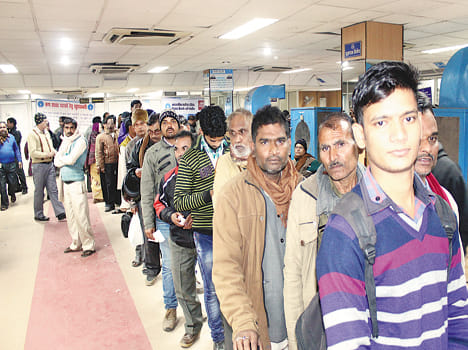 Disaster relief in city villages intact
