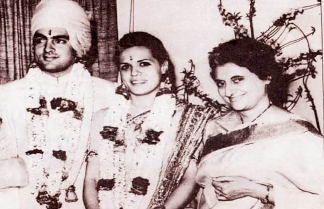 Love story of Sonia and Rajiv in Pics