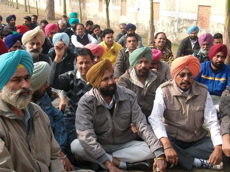 Punjab draftsman Association, strike continues, resentment performance, government, Patiala