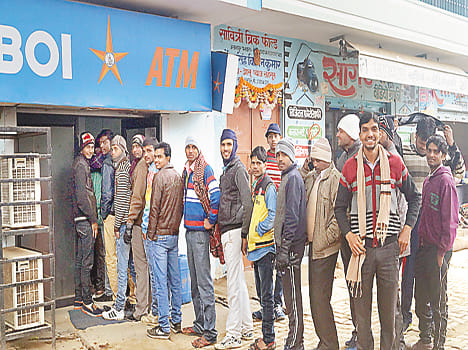 ATMs were poor, cash scramble