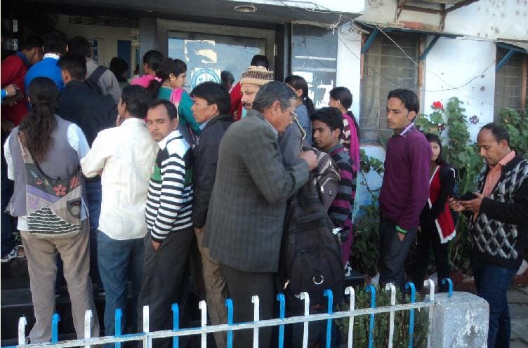 ATMs are drawing crowds