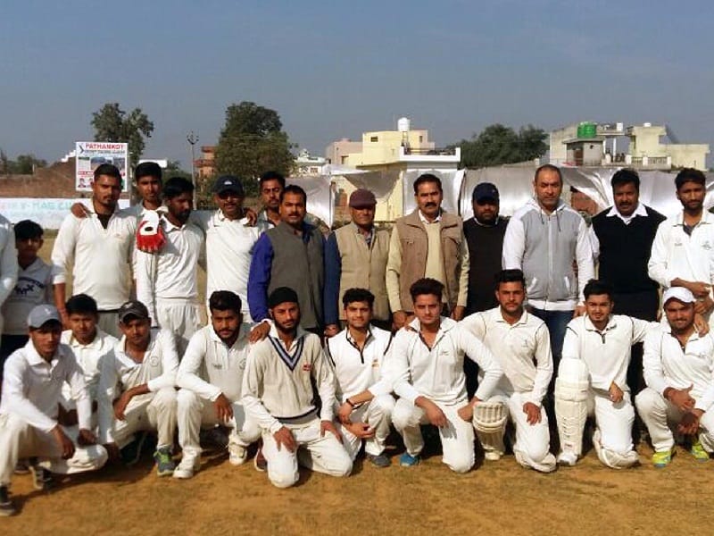 cricket match, dhoni eleven win, JKD academy win, pathankot, amritsar