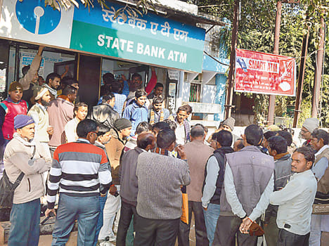 SBI main branch ATM ruckus