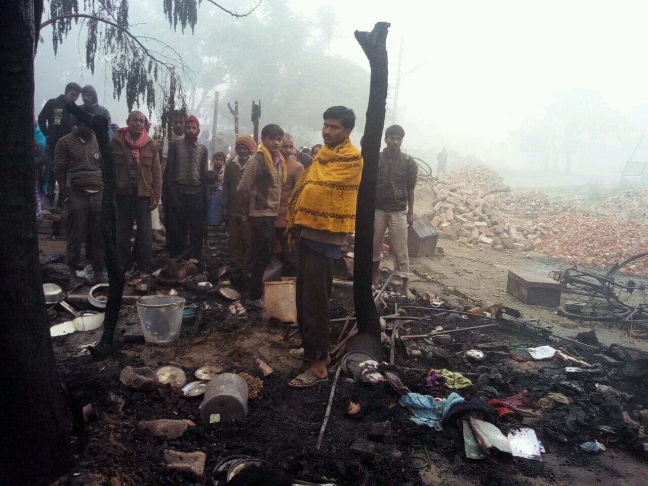 four family members died in fire accident