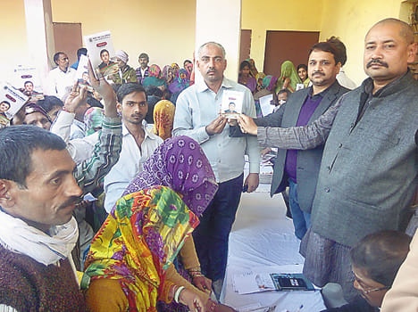 DSO was the camp ration cards distributed