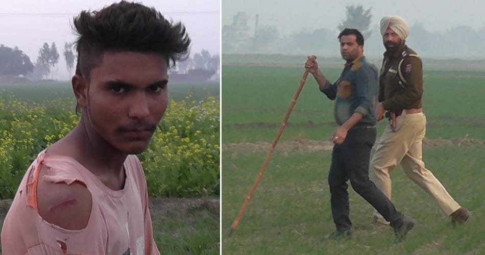 leopard attack on people working in farms at tarantaran of punjab