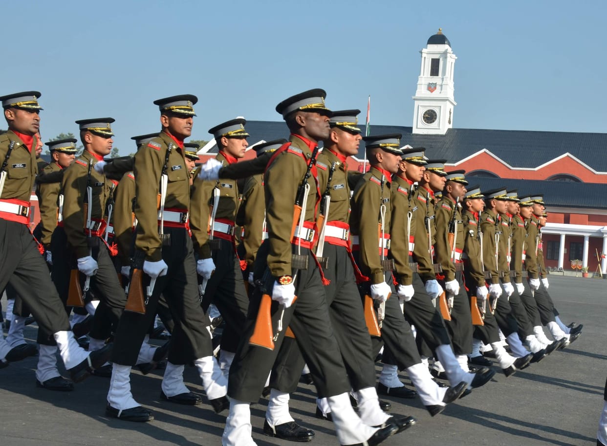 Indian cadets decreased in IMA dehradun