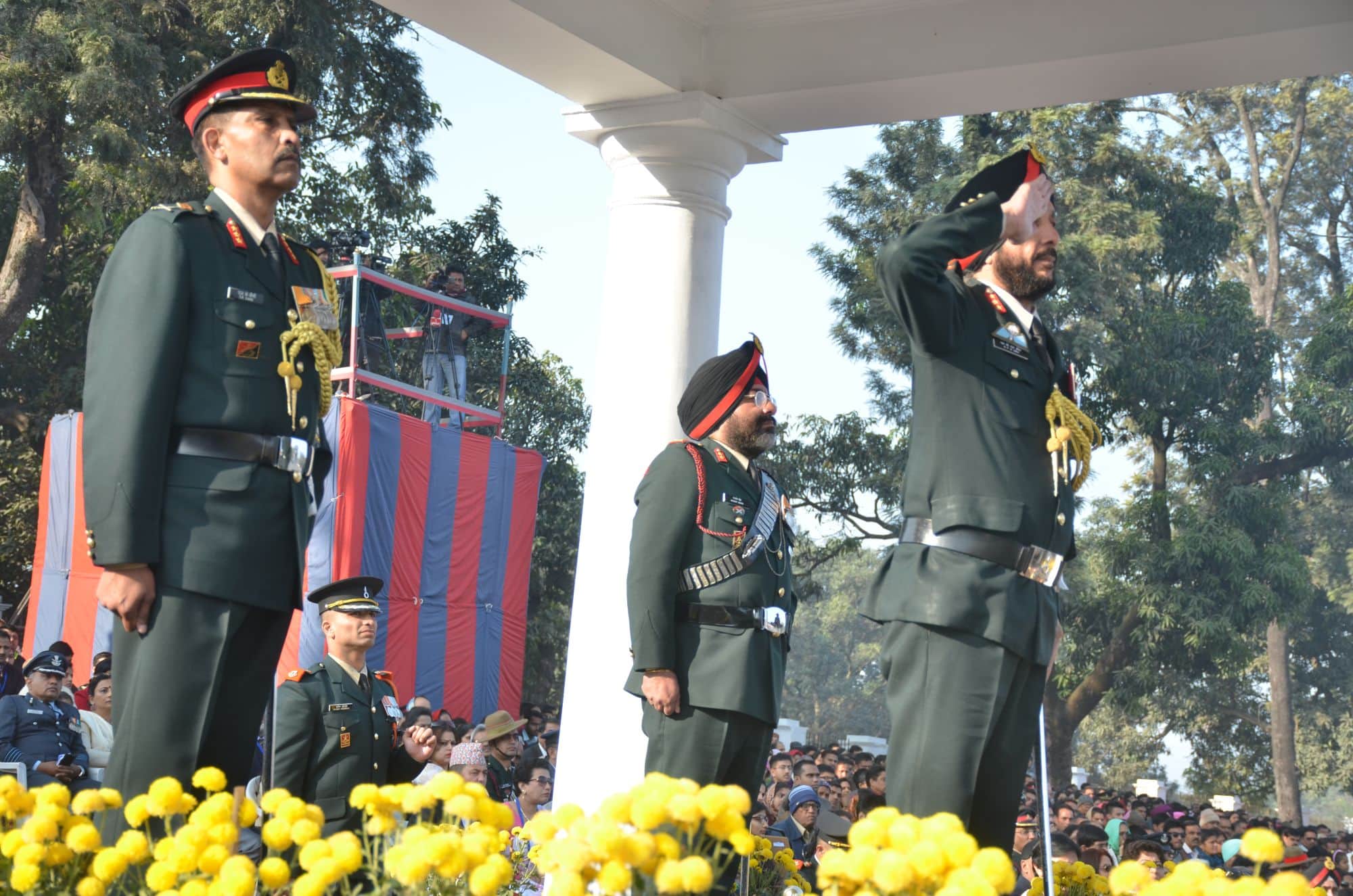 passing out parade photos from ima dehradun.