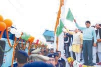 train, kurukshetra-mathura, green flag, rail minister, kurukshetra